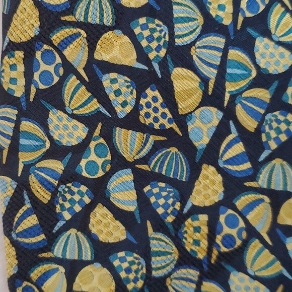 Other - ALTEA MILANO NAVY BLUE SILK TIE WITH JOCKEY HATS